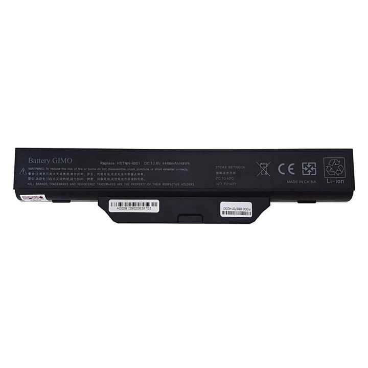 باتری لپ تاپ 6 سلولی جیمو برای لپ تاپ اچ پی مدل Compaq 6730